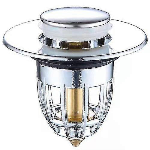 Universal Wash Basin Core Bounce Drain Filter Pop-up Bathroom Sink Plug Stoppers