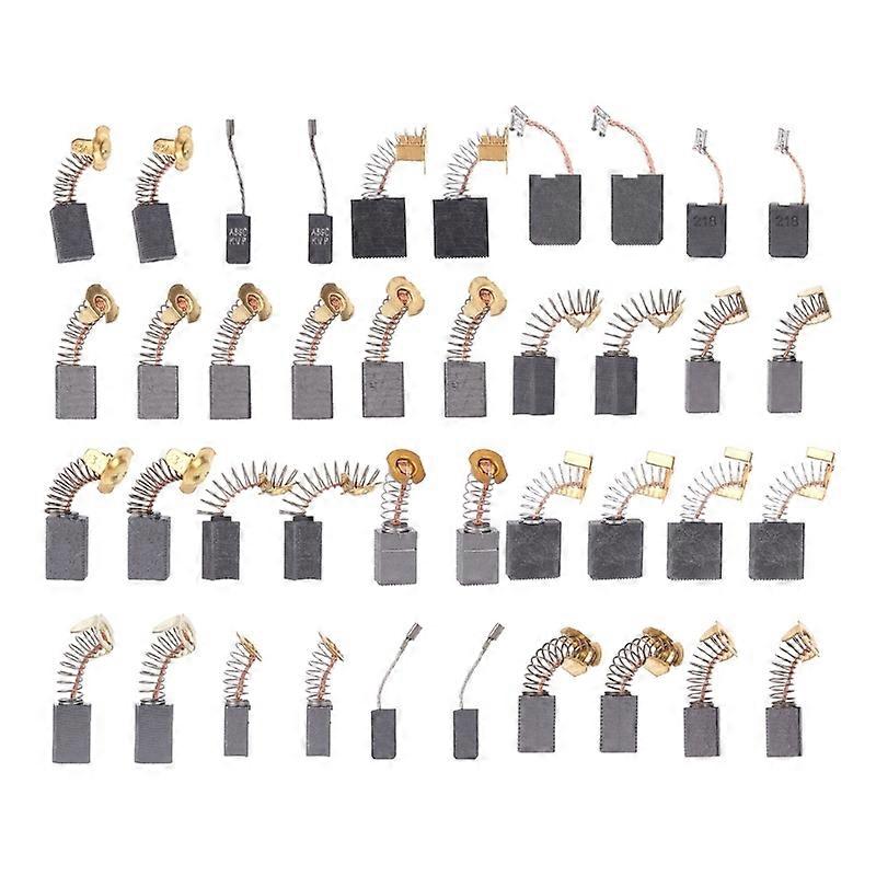 40Pcs Carbon Brushes Replacement 10 Different Type Carbon Brush Motor