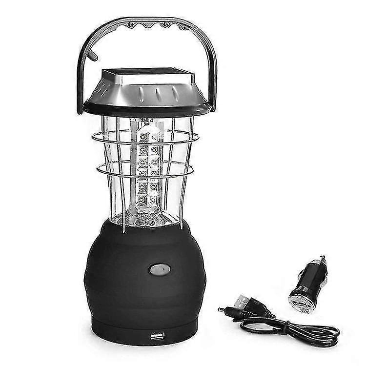 36 Led Rechargeable Solar Lantern Solar Hand Crank Camping Light