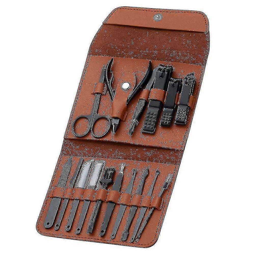 16pcs Stainless Steel Nail Clipper Tool Kit