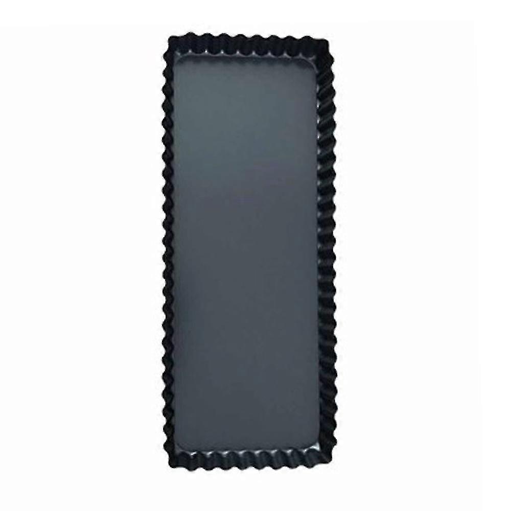 14-inch Rectangular Live Bottom Lace Pizza Tray Cake Mold, Removable