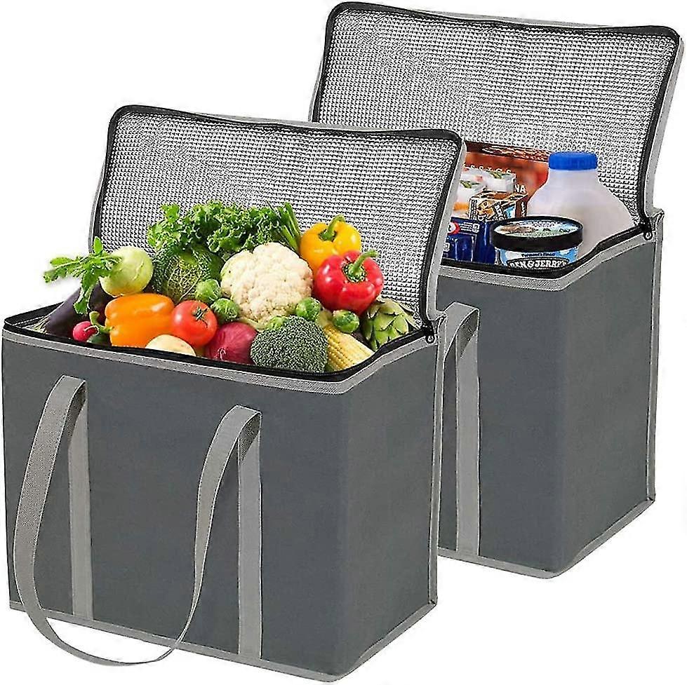 Reusable Shopping Bags Foldaway, Picnic Cooler Bag Insulated, Large Ice Bag Gift