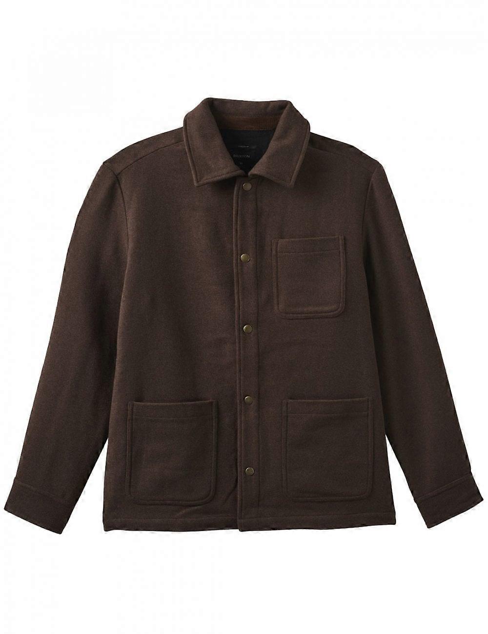 Men's Brixton Shop Chore Coat - Pinecone Brown Heather
