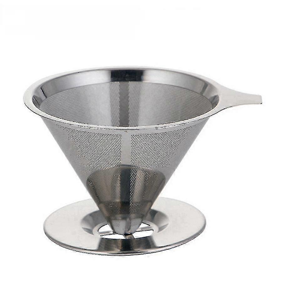 Coffee Maker Stainless Steel Coffee Filter Holder Reusable Hand Drip Filter Coffee Baskets
