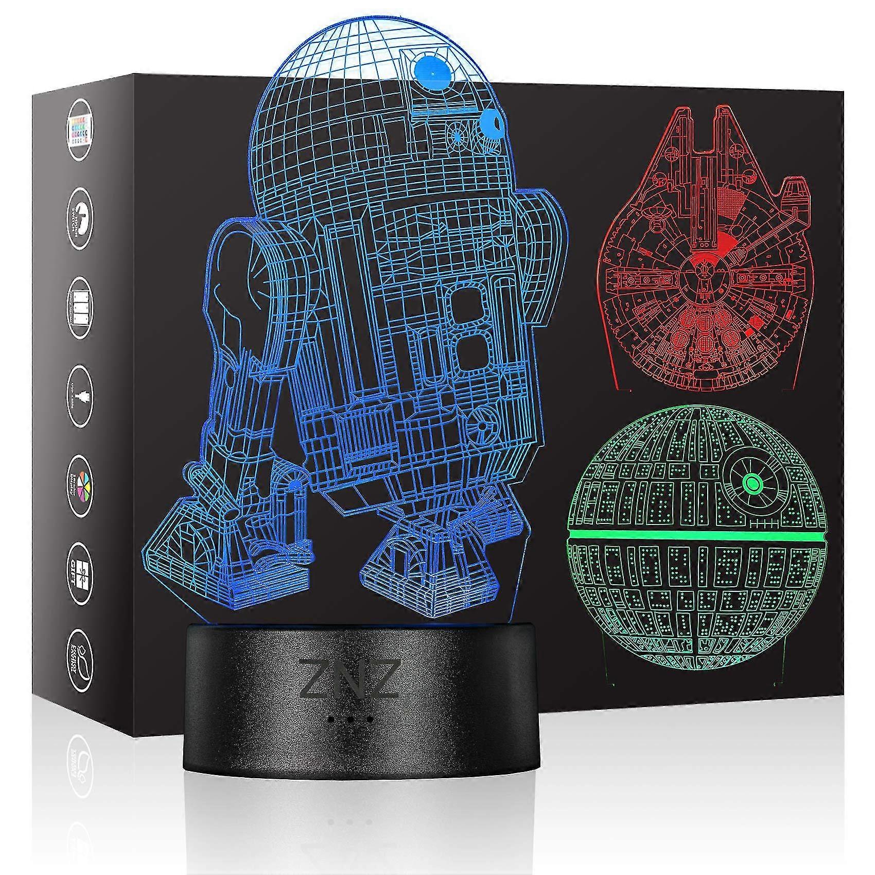 3d Lamp, Led Night Light, 16 Color Changing 3 Model With Remote & Smart Touch Lamp Christmas Gifts
