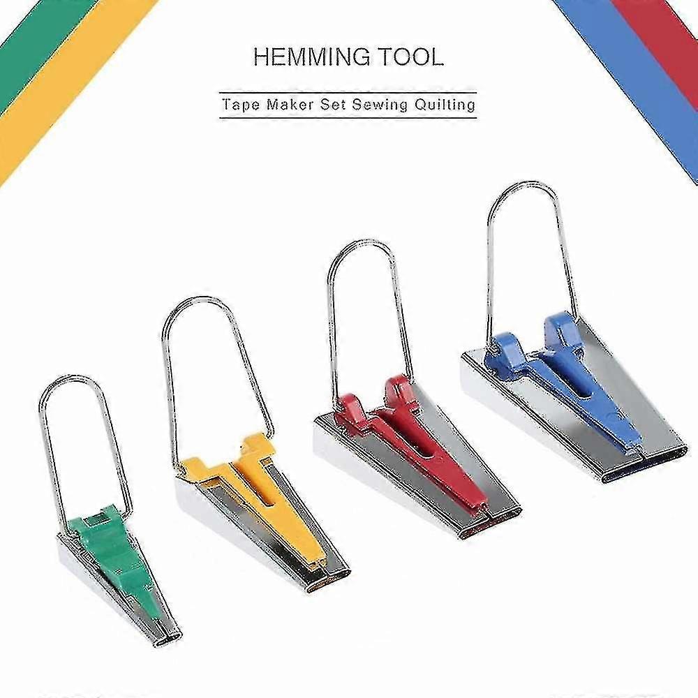Fabric Bias Tape Maker Binding Tool Set