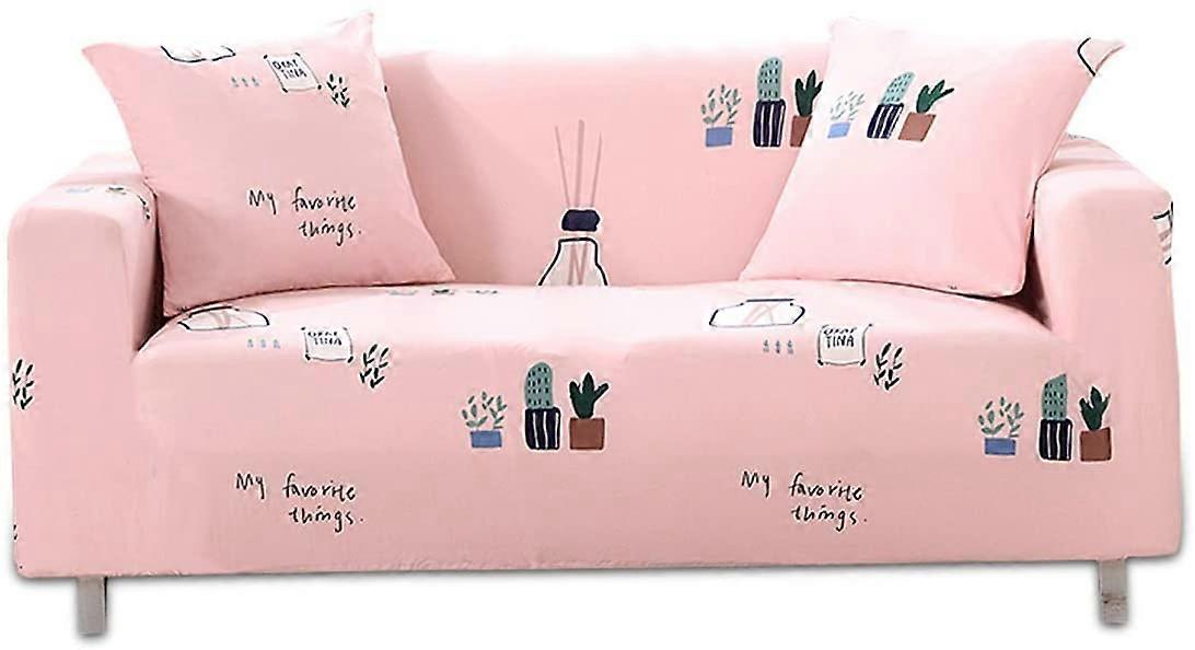 Stretch sofabetræk Elastisk sofabetræk Jacquard 2 Seater sofabetræk Blomstermønster sofabetræk