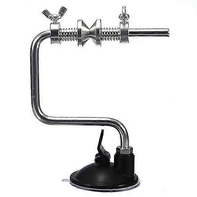 Portable Fishing Line Winder System Reel Line Spooler Vacuum Spooling Fishing Line Winding Fishing Tackle Tools Accessories(colour:silver+black)(1pcs)
