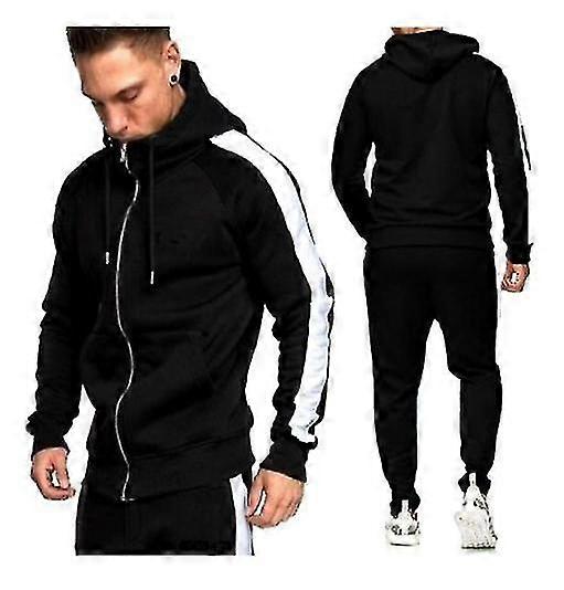 Herren Cardigan Pullover Sport Anzug