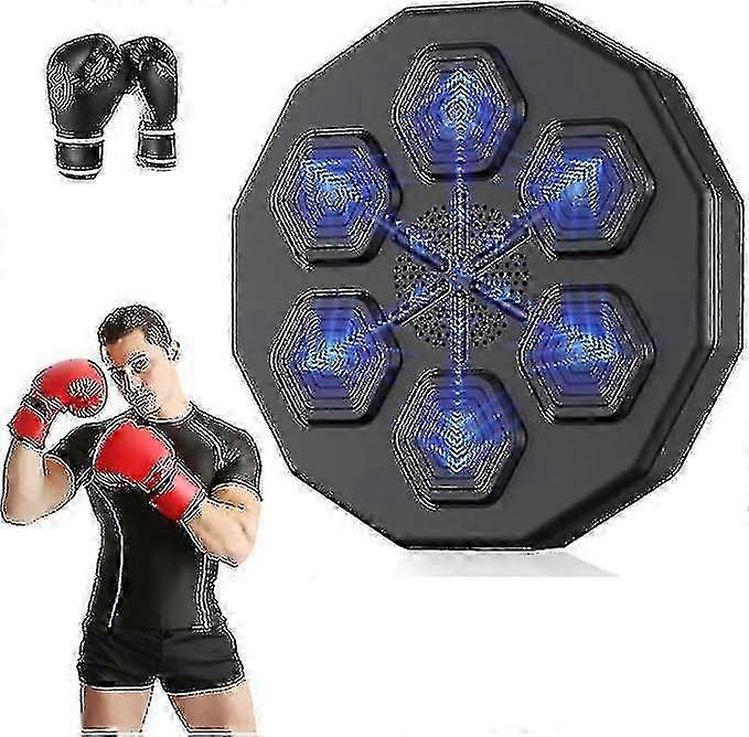 2024 New Music Boxing Machine,led Lighted Boxing Target Music Boxing Wall Target, 2023 Hot 100% DG
