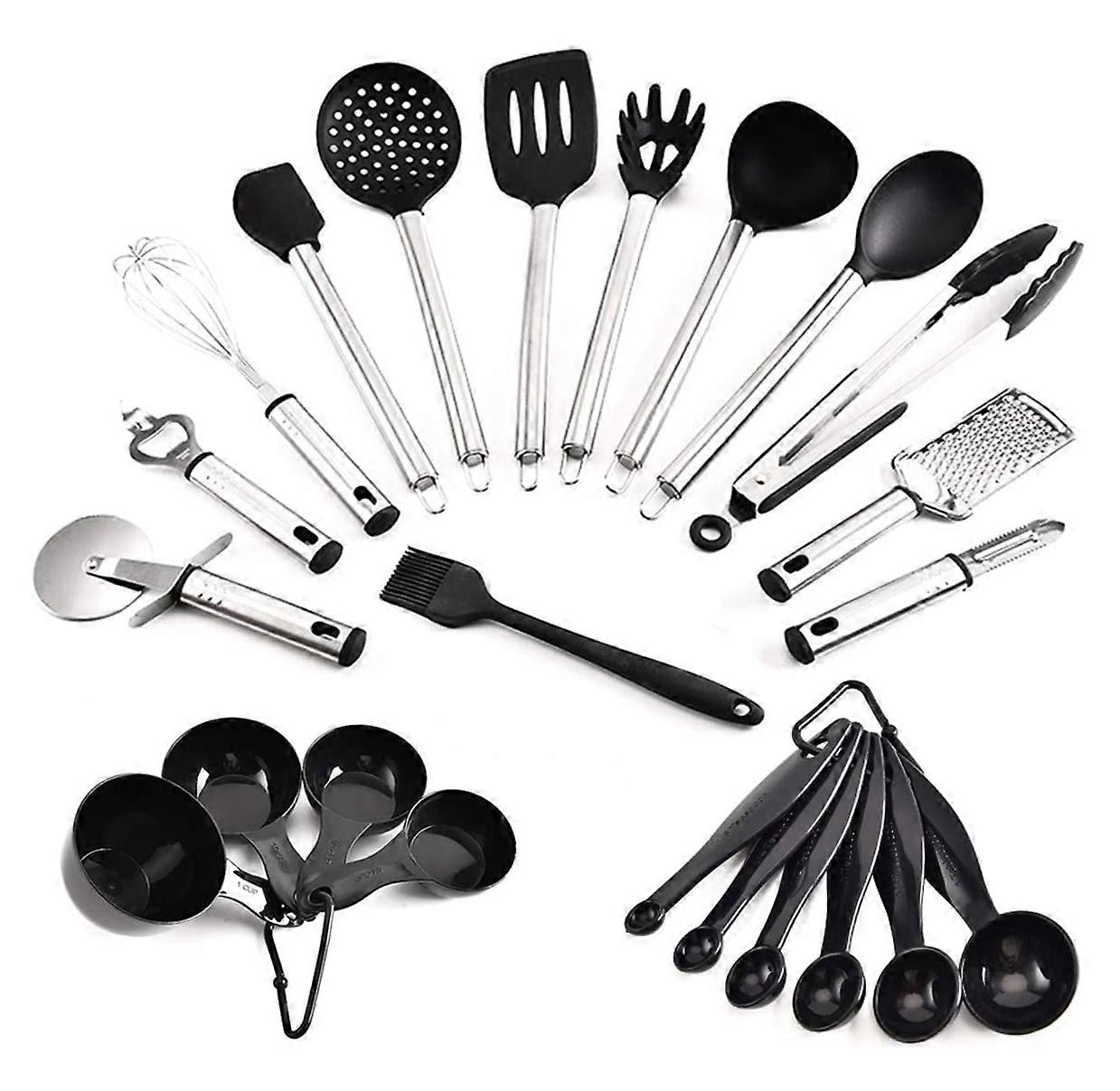 23-piece kitchen accessories Cookware set with holder