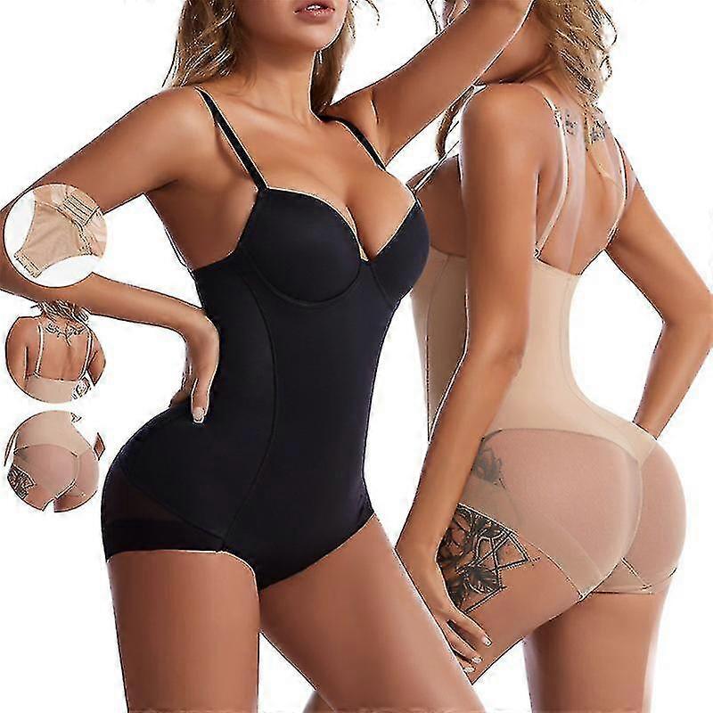 Shapewear bodysuit for kvinner, magekontroll sømløs rumpeløfter kroppsshaper