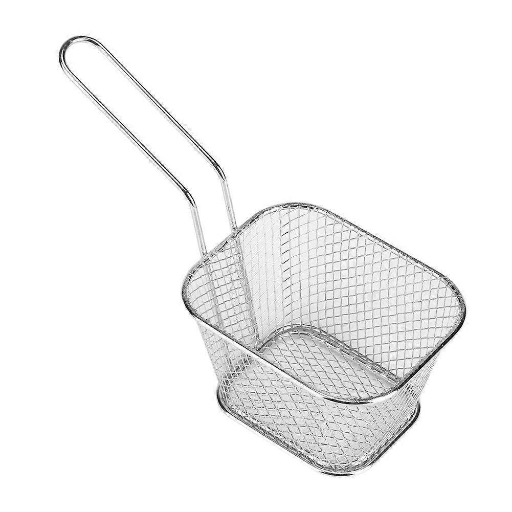 Small Gold Metal Baskets compatible Serving Chips Fryer Cooking Tool