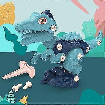 Dinosaurlegetøj i stjernelys fra hinanden til børn Tem Byggeri Byggelegetøj til børn Med elektrisk boremaskine julegave