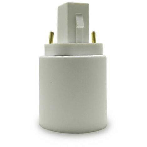 Adaptateur G24 vers E27,Douille de lampe de conversion 4 broches
