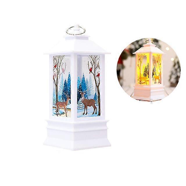 Christmas Santa Lantern Wind Lights Merry Christmas Decorations For Home Christmas Tree Ornaments Navidad Gifts New Year 2023