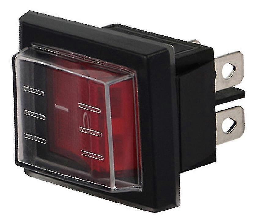 Waterproof Switch For Industrial Hoover Accessories(colour:red+black)(2pcs)
