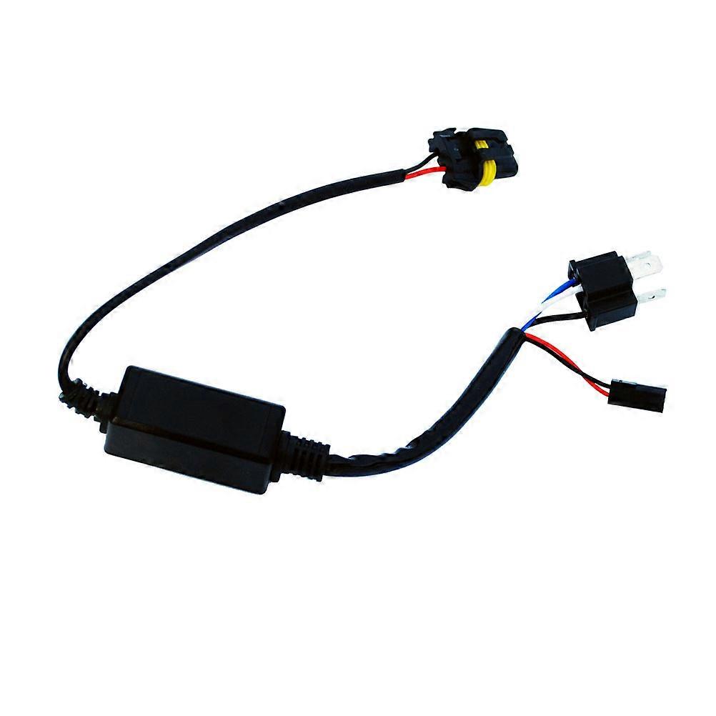 Wire Harness H4 Wire Harness HID Xenon Power Cable Connector Ballast Socket HID Wiring Adapter Conversion Kit High Low Connect Lead