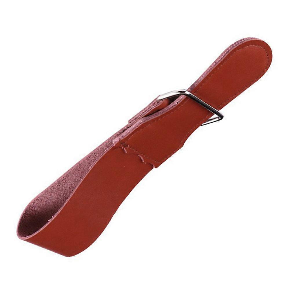 Professional Leather Strop For Straight Razors And Knives Double Sided For Sharpening Belt With Easy To Use Lobster Clasp