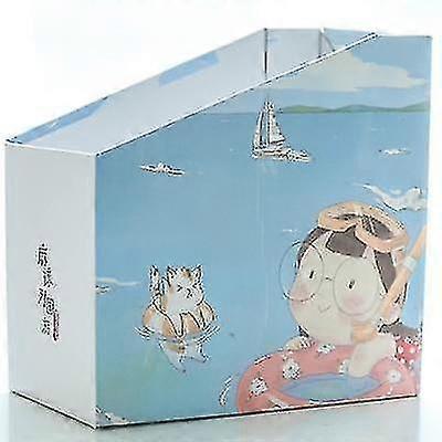 Diy Paper Receiving Box File Tray, Magazine Organizer Bookshelve Receiving