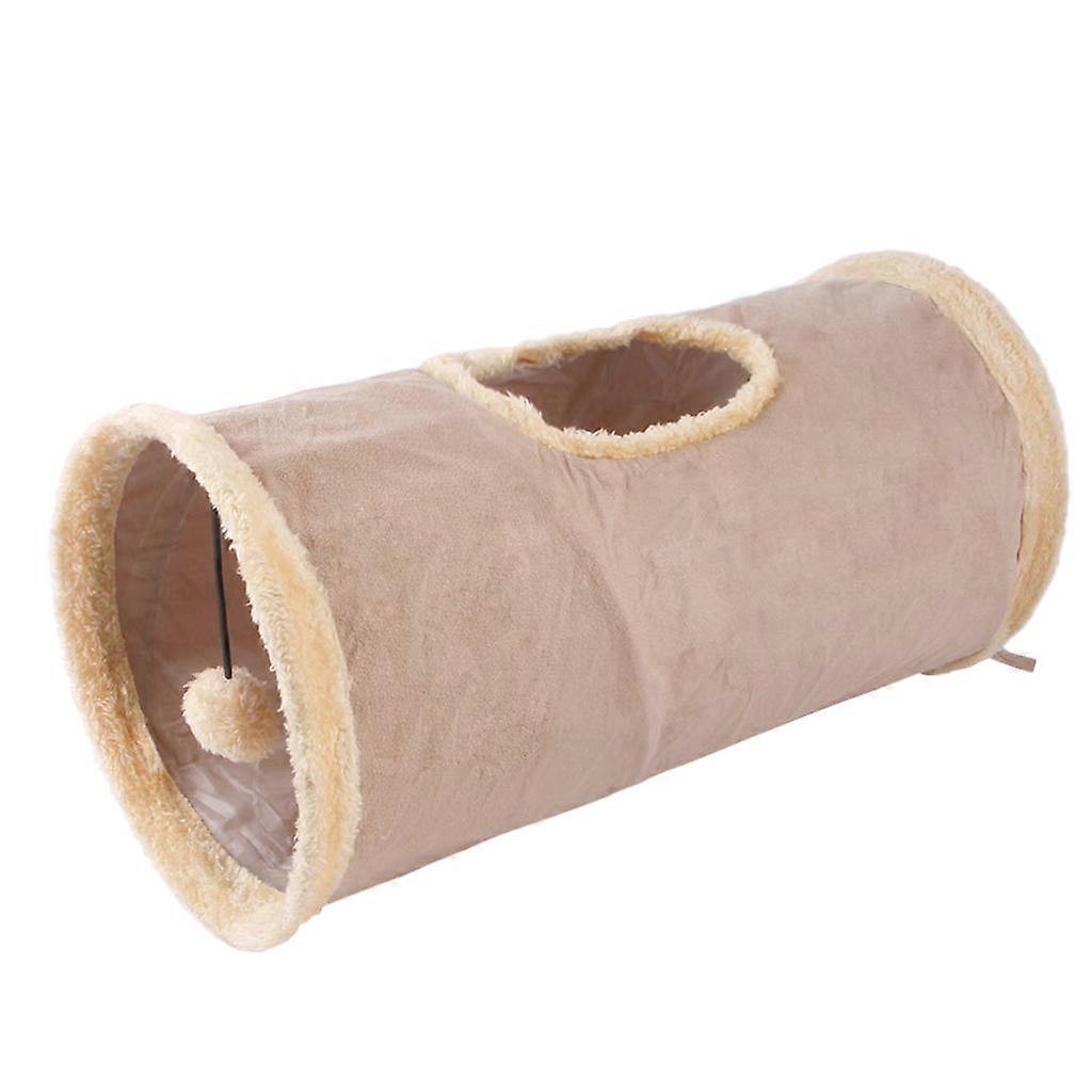 Warm Suede for Cat Tunnel Toy for Hiding Hunting Resting Indoor Kitty Puppy Toy