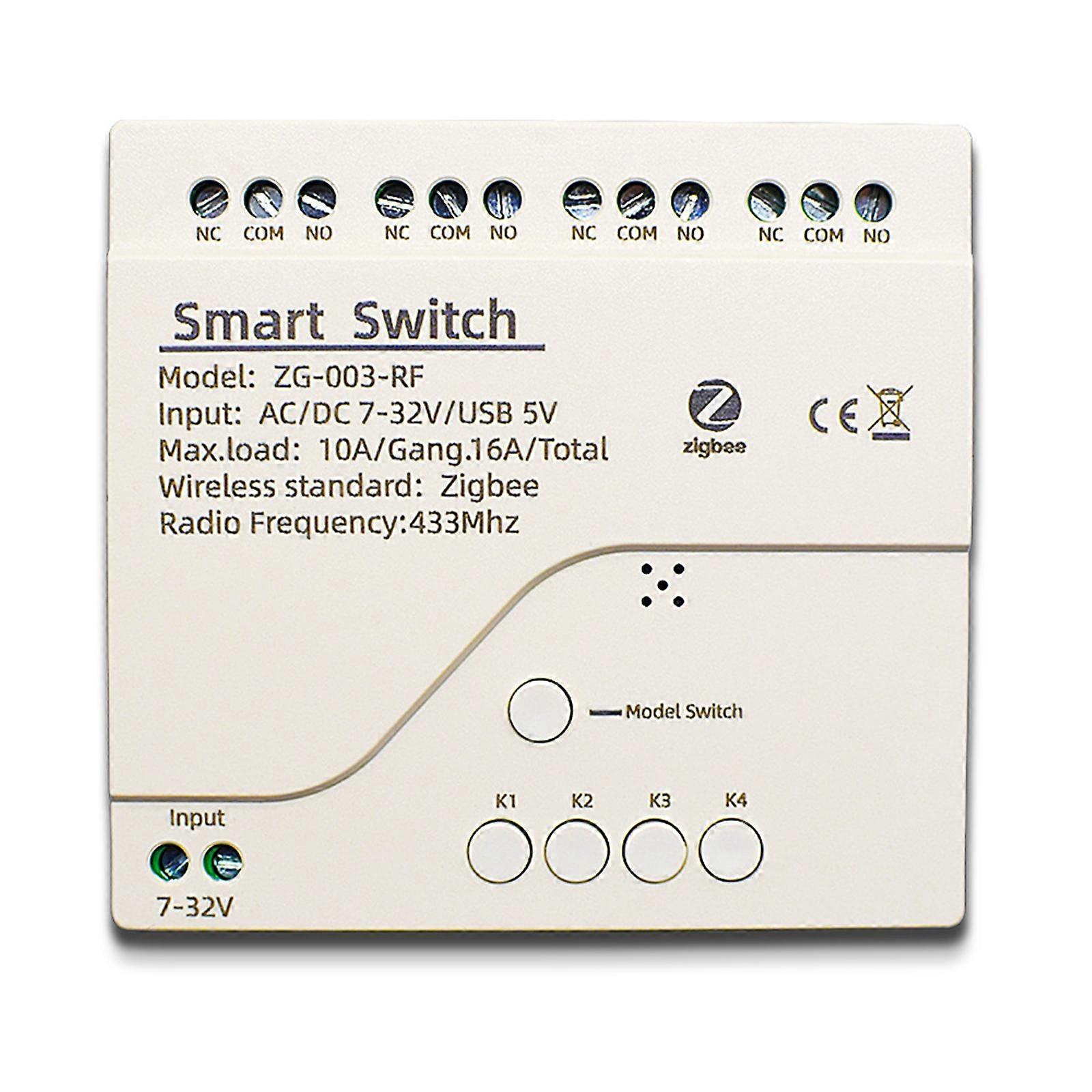 433mhz Light Controller Smart Home Accessory Wifi Tuya Smart Switch Faceplate