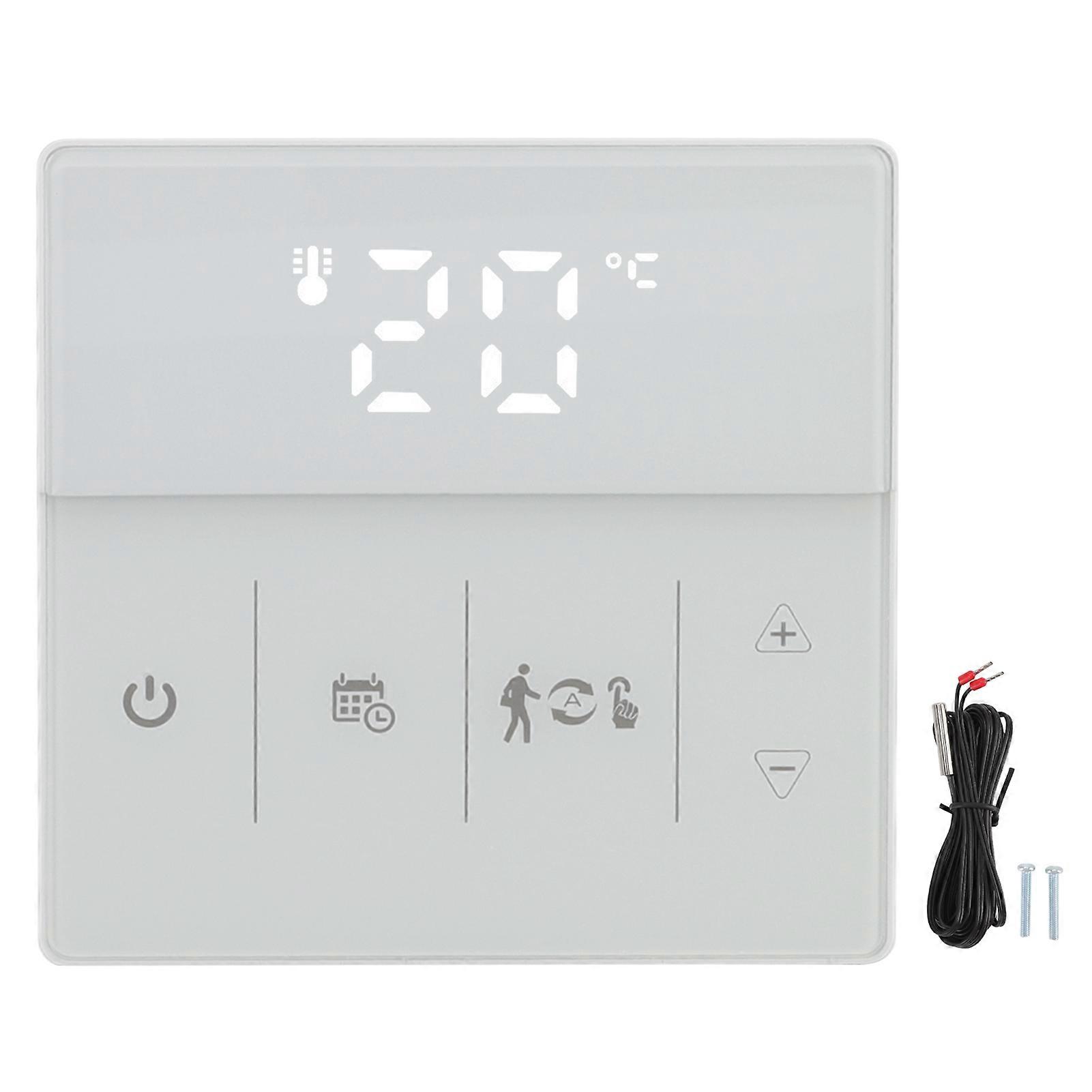 WIFI Thermostat Digital Touch Screen Phone APP Voice Control Smart Thermostat for Home Hotel