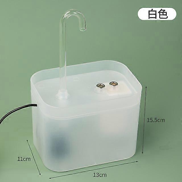Cat Water Fountain Auto Filter USB Electric Mute Pets Drinker Bowl 1500mL Recirculate Filtring Drinker for Cats Water Dispenser