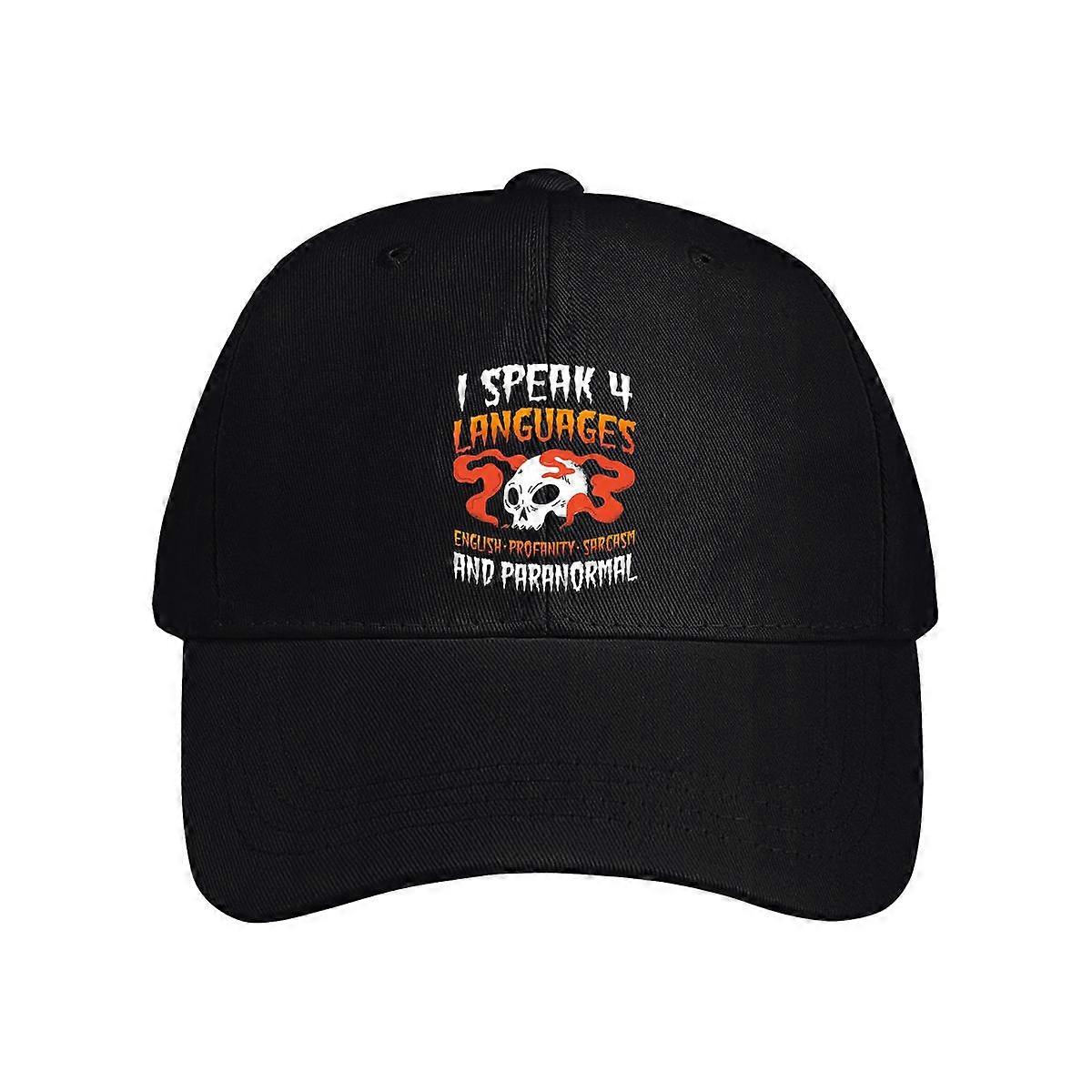 I Speak 4 Languages Baseball Cap