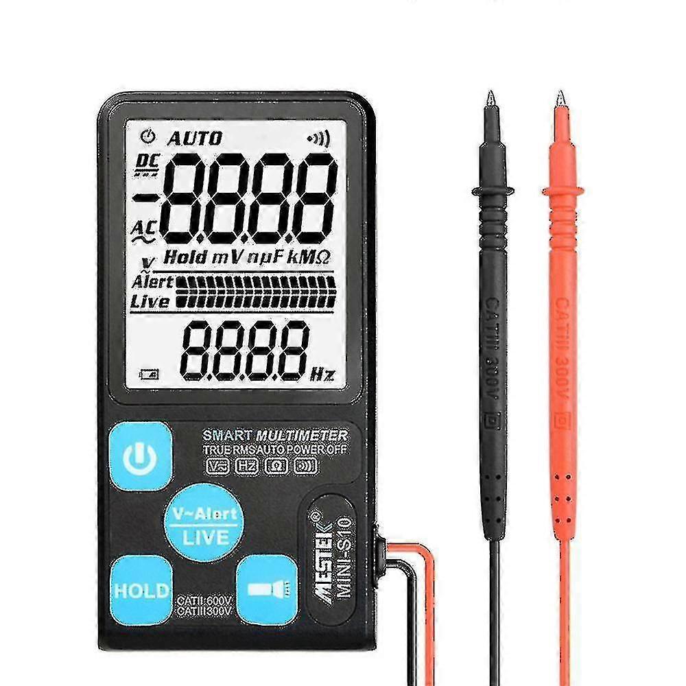 Mini Digital Multimeter Anti-burning Ncv Ac/dc Voltmeter Voltage Indicator True Rms Esr Meter