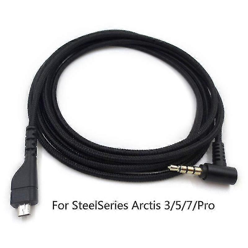 Replacement 3.5mm Weave Audio Cable For Arctis 3/5/7/pro For Gaming Headset Line