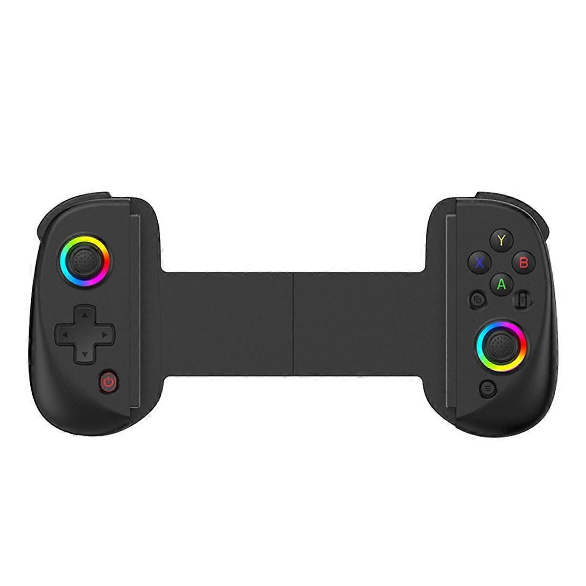 D8 Telescopic Game Controller RGB Light Mobile Game Controller with 6-Axis Vibration for Android IO