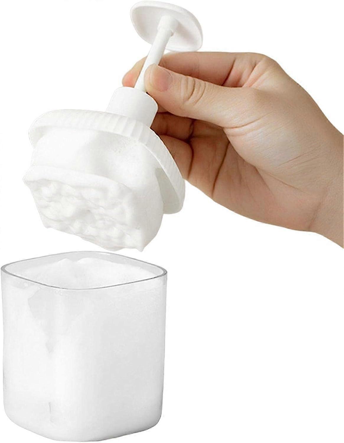 Facial Cleanser Foam Cup Whip Bubble Maker Facial Skin Cleansing Care Face Foam Maker Manual Portable Foamer