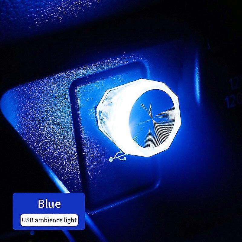 Αυτοκίνητο Mini Usb Led Φως Διακοσμητικό Λάμπα Ατμόσφαιρας Πολύχρωμο νυχτερινό φως Χωρίς καλωδίωση Αυτόματος εσωτερικός φωτισμός Αξεσουάρ Προμήθειες Φωτισμός μηχανοκίνητων οχημάτων