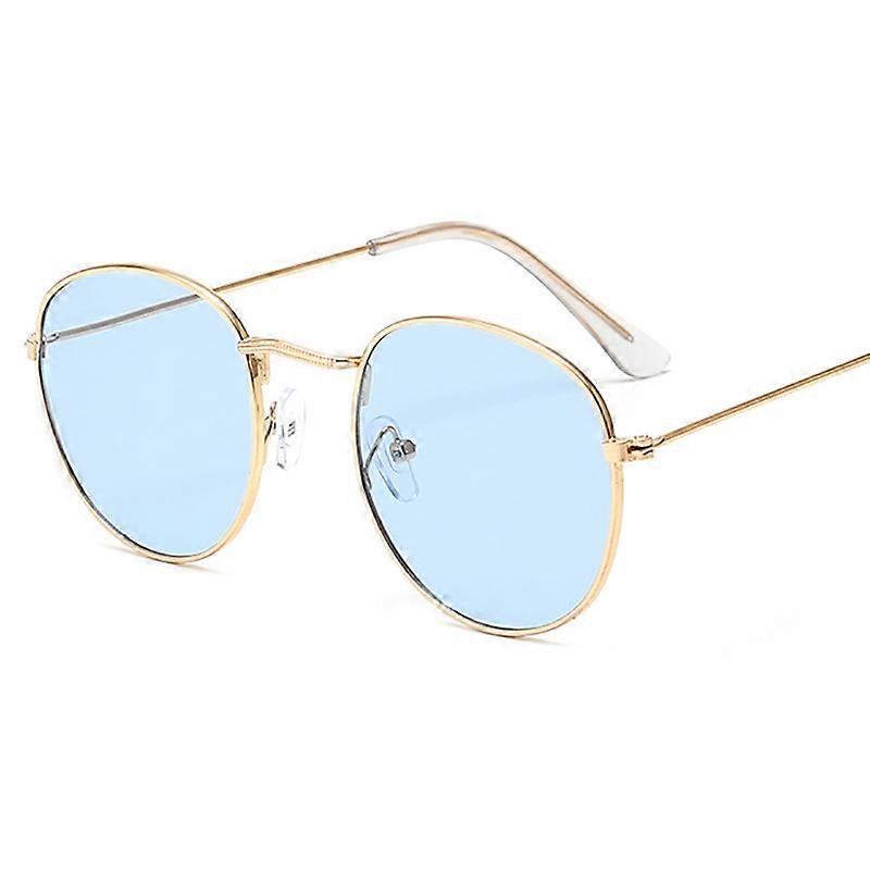 RMM 2021 Classic Small Frame Round Sunglasses Women/Men Brand Designer Alloy Mirror Sun Glasses Vintage eyeglass free shiping