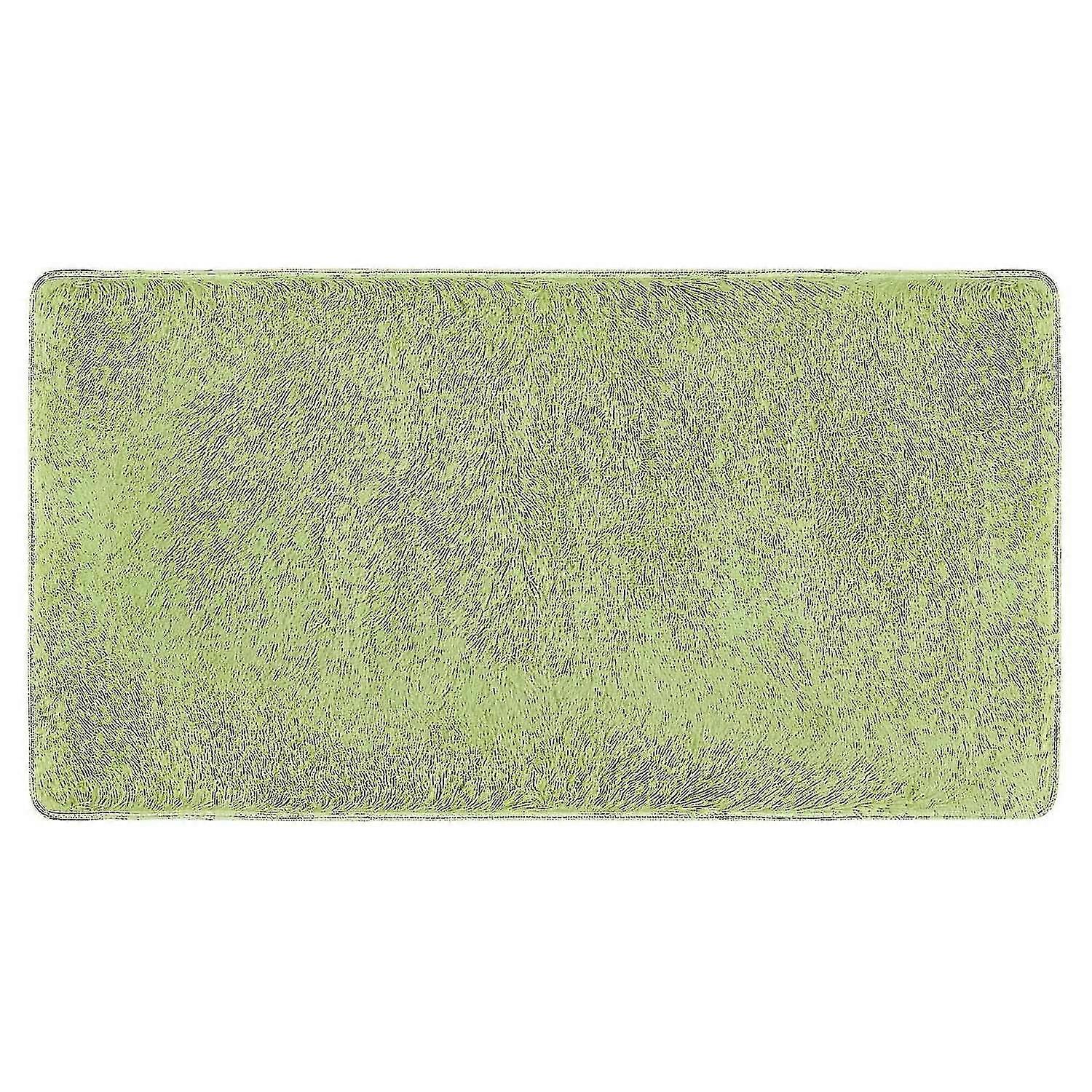 Tlmccf Fluffy Rugs Compatible With Bedroom,With Backing Non-Slip Points(3x5 Feet,Green)