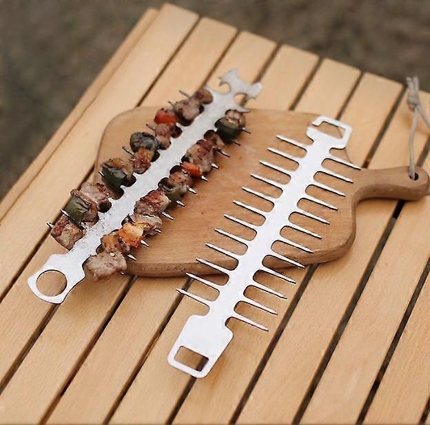 Stainless Steel Skewer Sticks for Camping