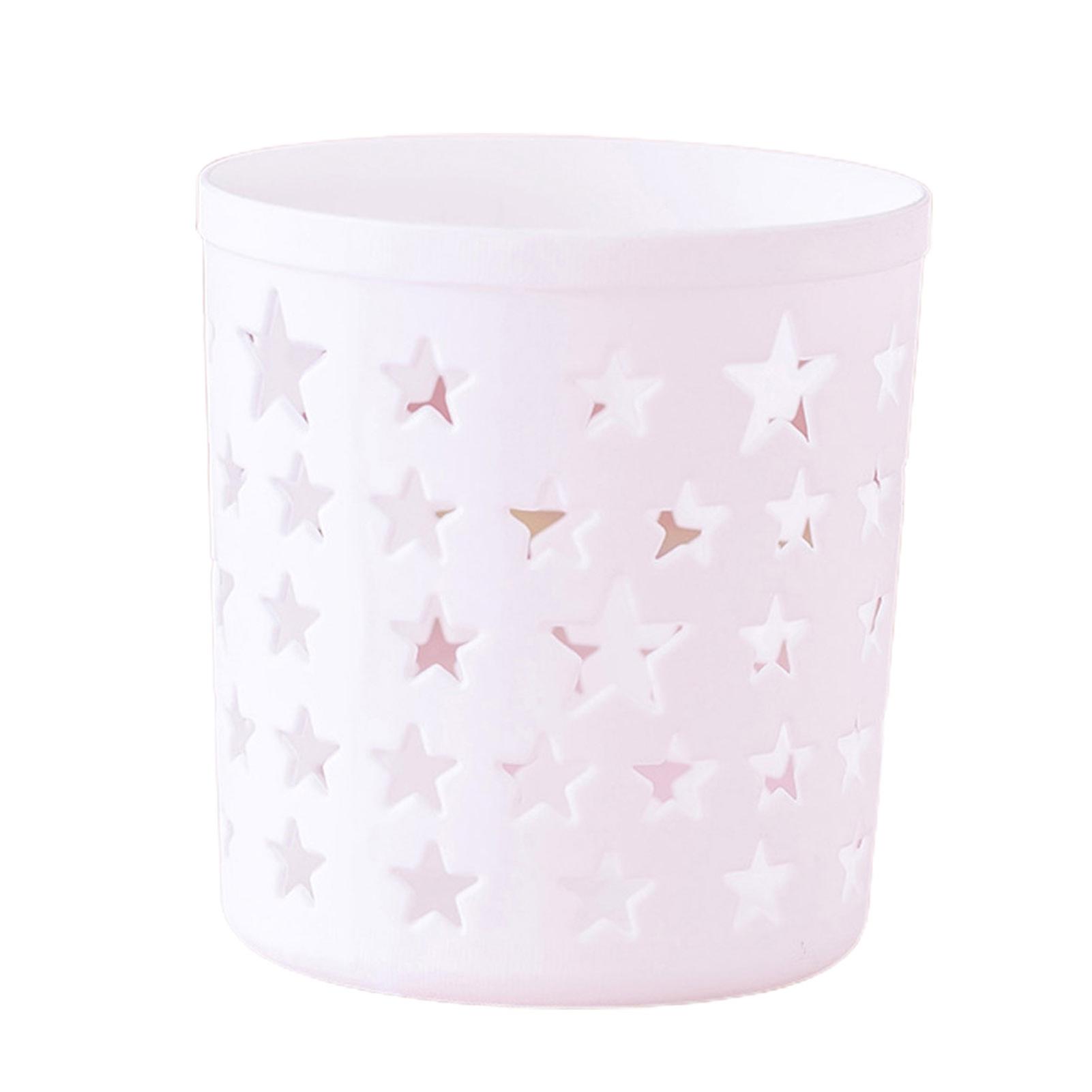 Pen Container Multifunctional Large Capacity Cylinder INS Desk Hollow Stars Pencil Pot for Office