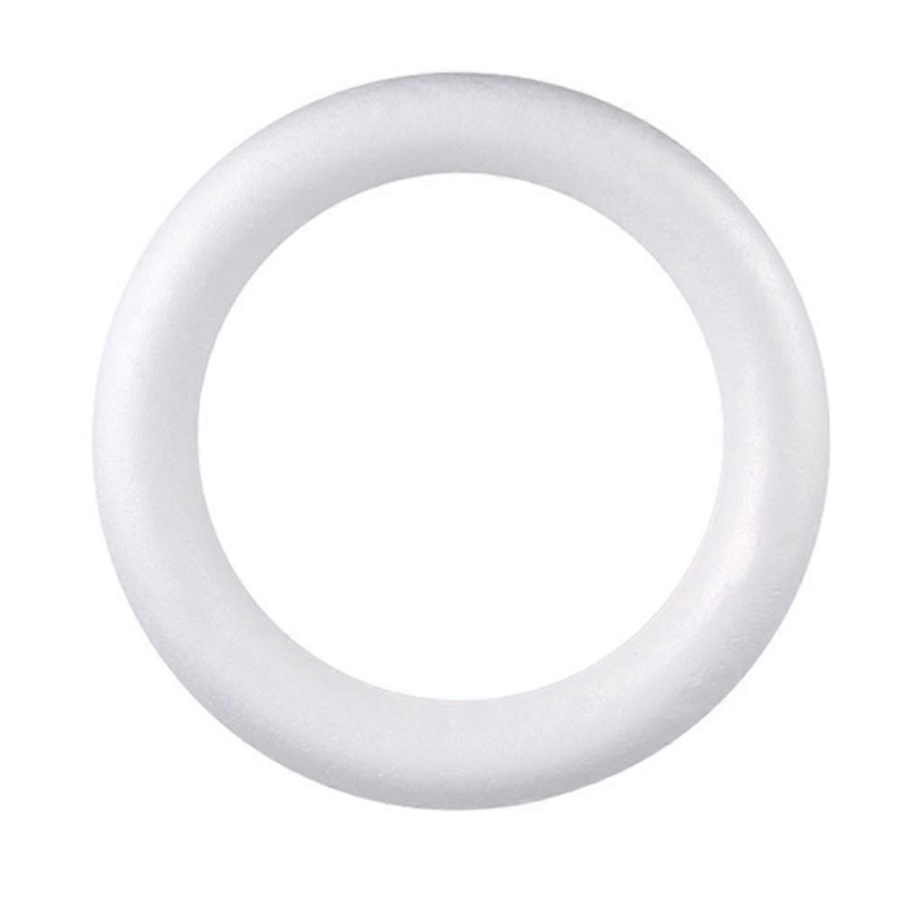 White Wreaths Front Door Round Foam Circles Modelling Mould Round Foam Wreath Rings DIY Wreath