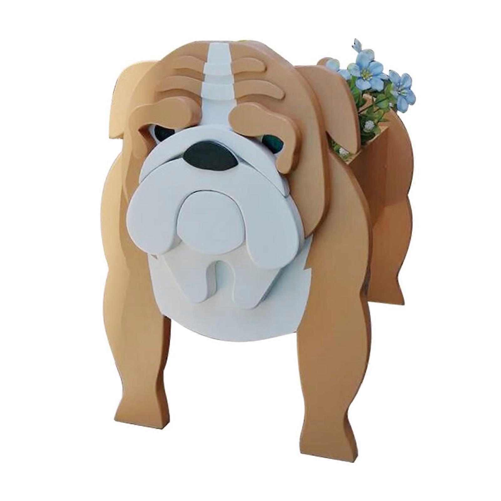 新しい 2023 年植木鉢犬プランター組み立てが簡単 オフィスホームデコレーションギフトガーデンヤード芝生屋外植物 2023