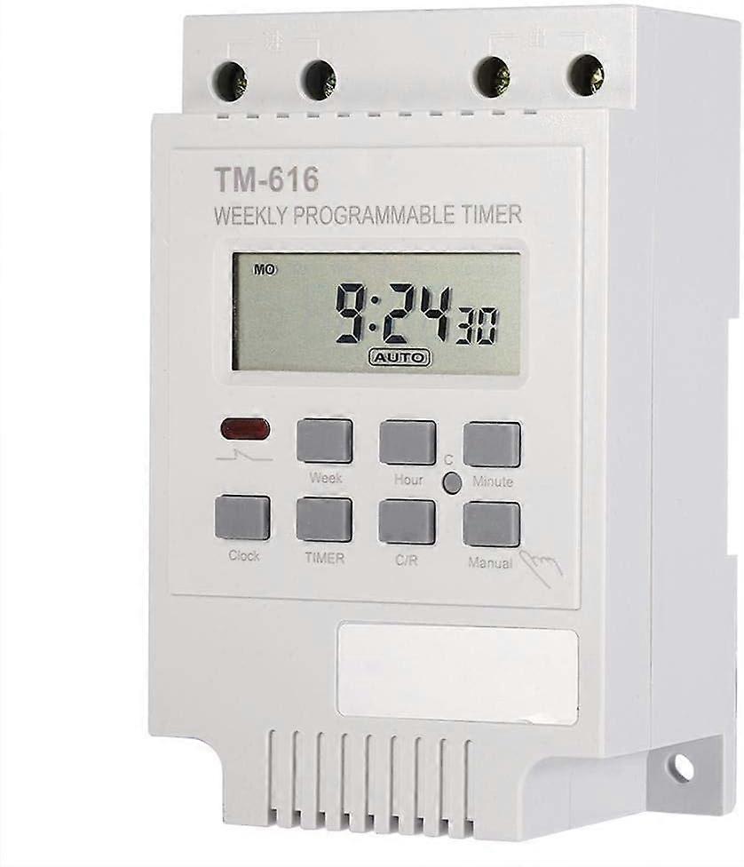 12V Digital Weekly Programmer Timer Switch - Energy Saver for Home Appliances