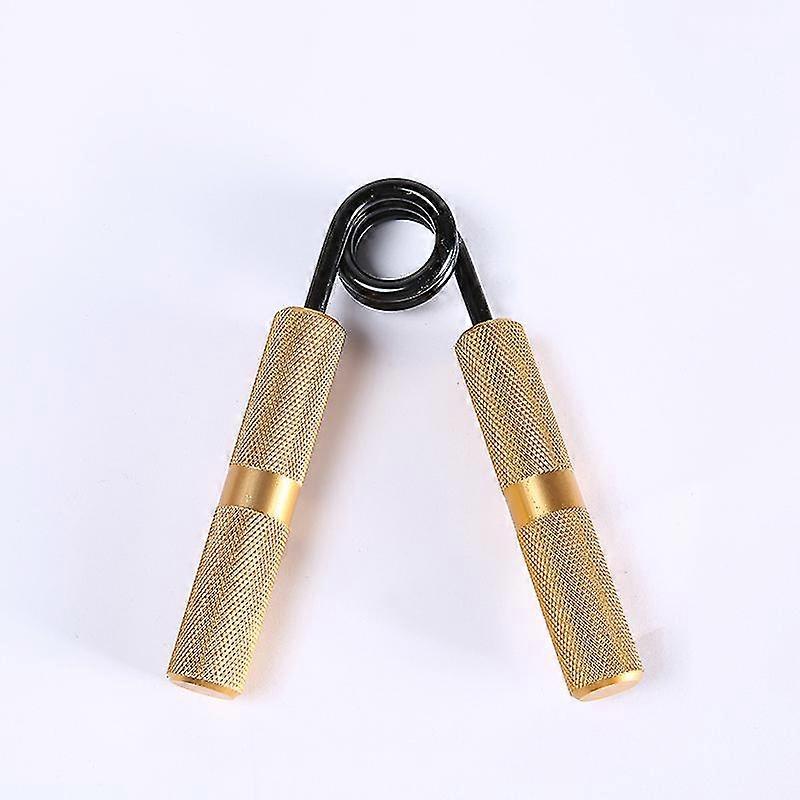 Herrträningsutrustning, metallgrepp, antimushand, A-typgrepp, muskelträningsgrepp, handgreppsset, kraftigt grepp, grepptränare 1 del guld