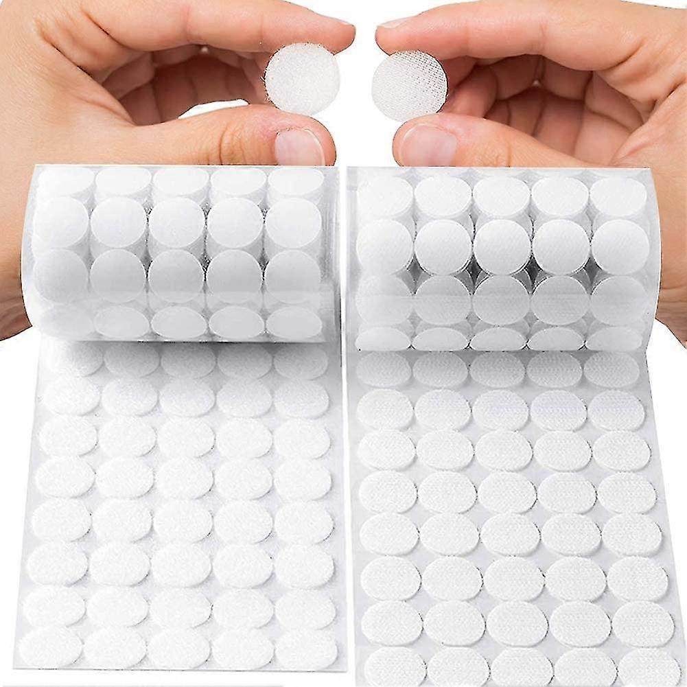 Hook And Loop Dots Self Adhesive 20mm 1000pcs Sticky Back Coins Double Sided Diy Stickers Crafts Dots Round Pads