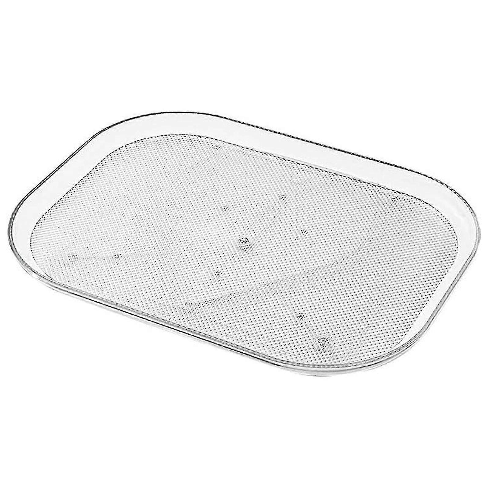 15.67'' Turntable Organizer For Refrigerator, Clear Rectangular Fridge Organizer Storage For Table, Pantry, Kitchen, Countertop