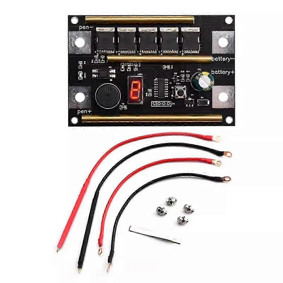 DIY 12v Σημείο αποθήκευσης ενέργειας μπαταριών Μηχανή συγκόλλησης Πίνακας κυκλωμάτων PCB Εξάρτημα μηχανών συγκολλητών σημείων εξοπλισμού