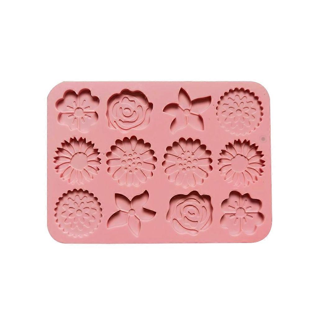 Chocolate Molds Flower Silicone Cake Moulds Dessert Baking Tools for Baking