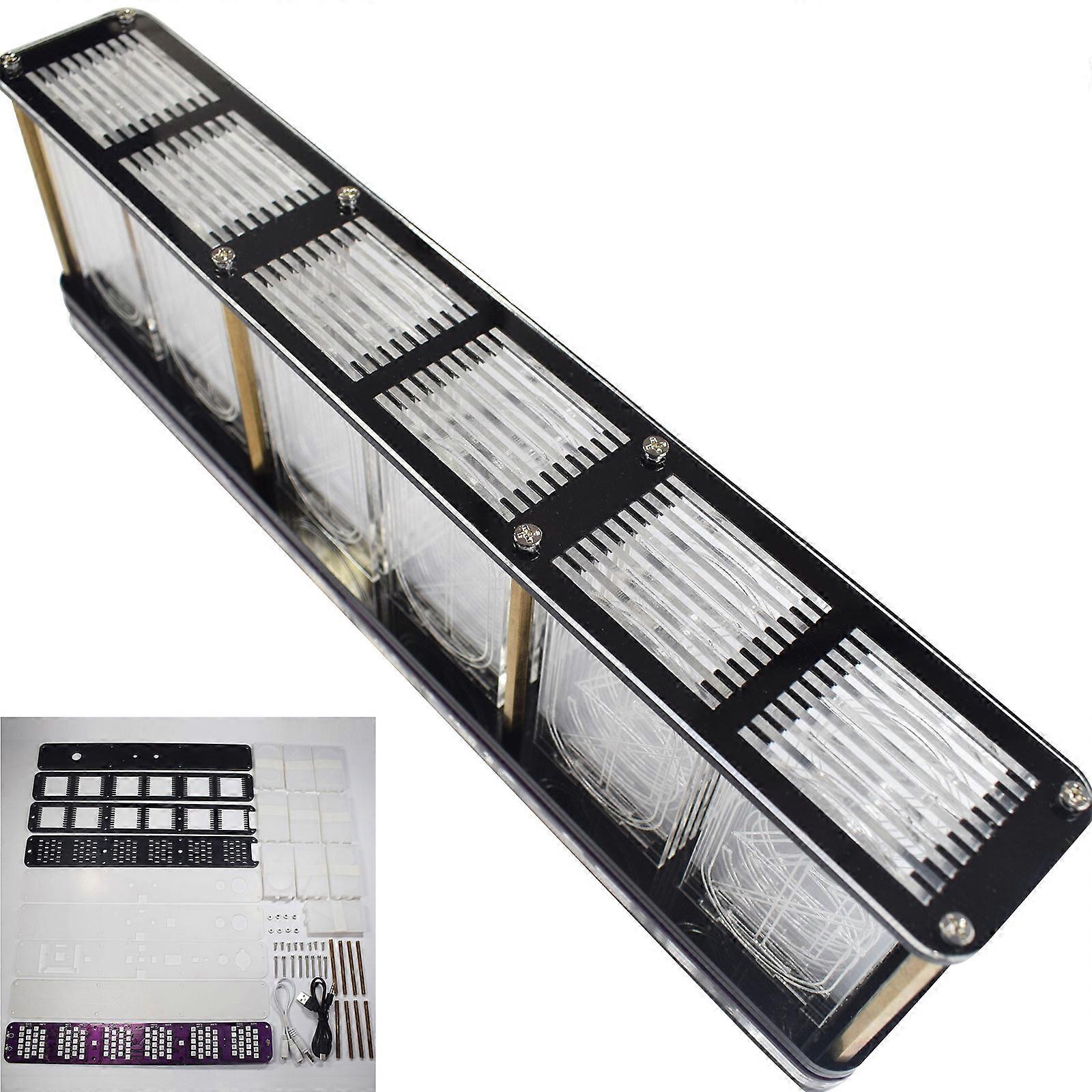 Tube Clock DIY Nixie Tube Clock Kit Simulation Digital Calendar Desktop Decor