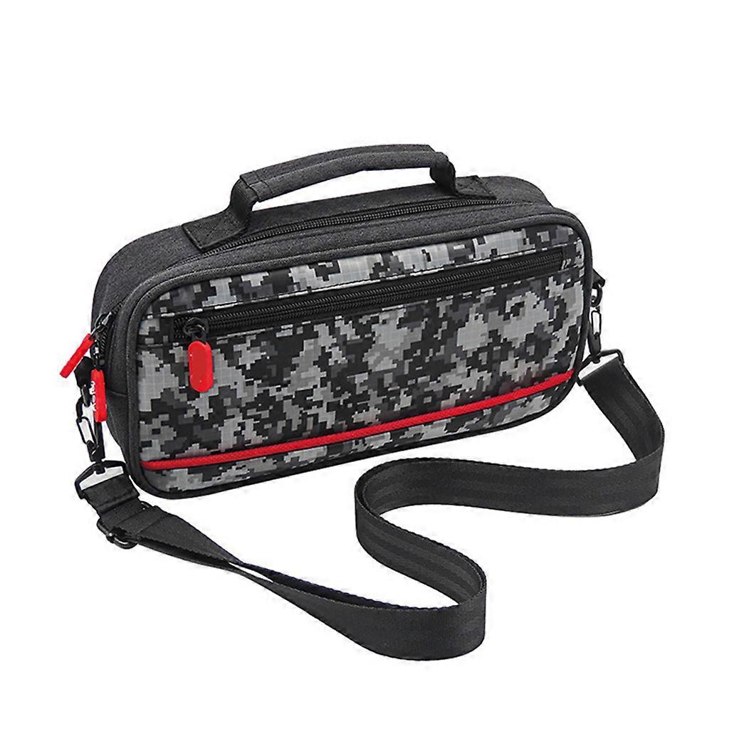 Portable Storage Bag Host Camouflage Waist Case for Switch Lite Diagonal Bag