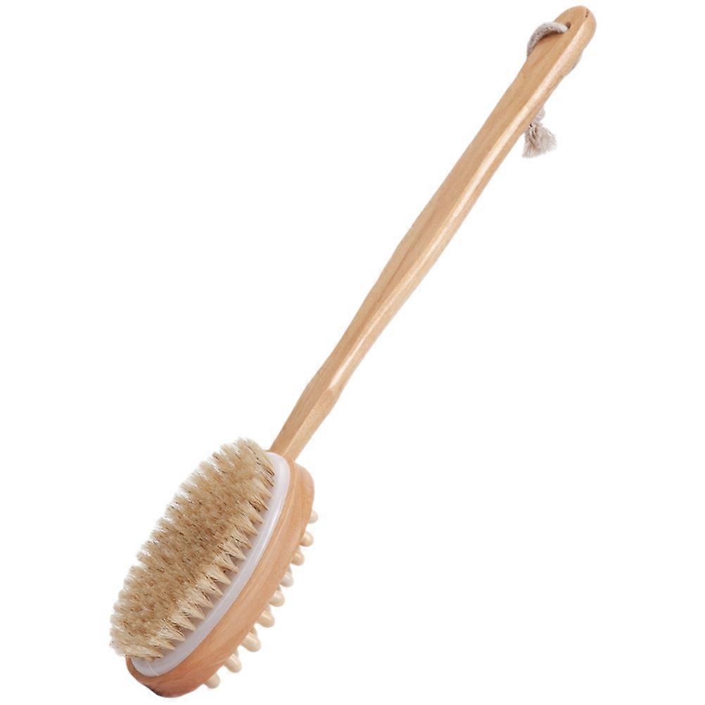 Bath Brush Body Brush Long Handle Back Scrubber Bathing Tool Bath Back Lotion Applicator