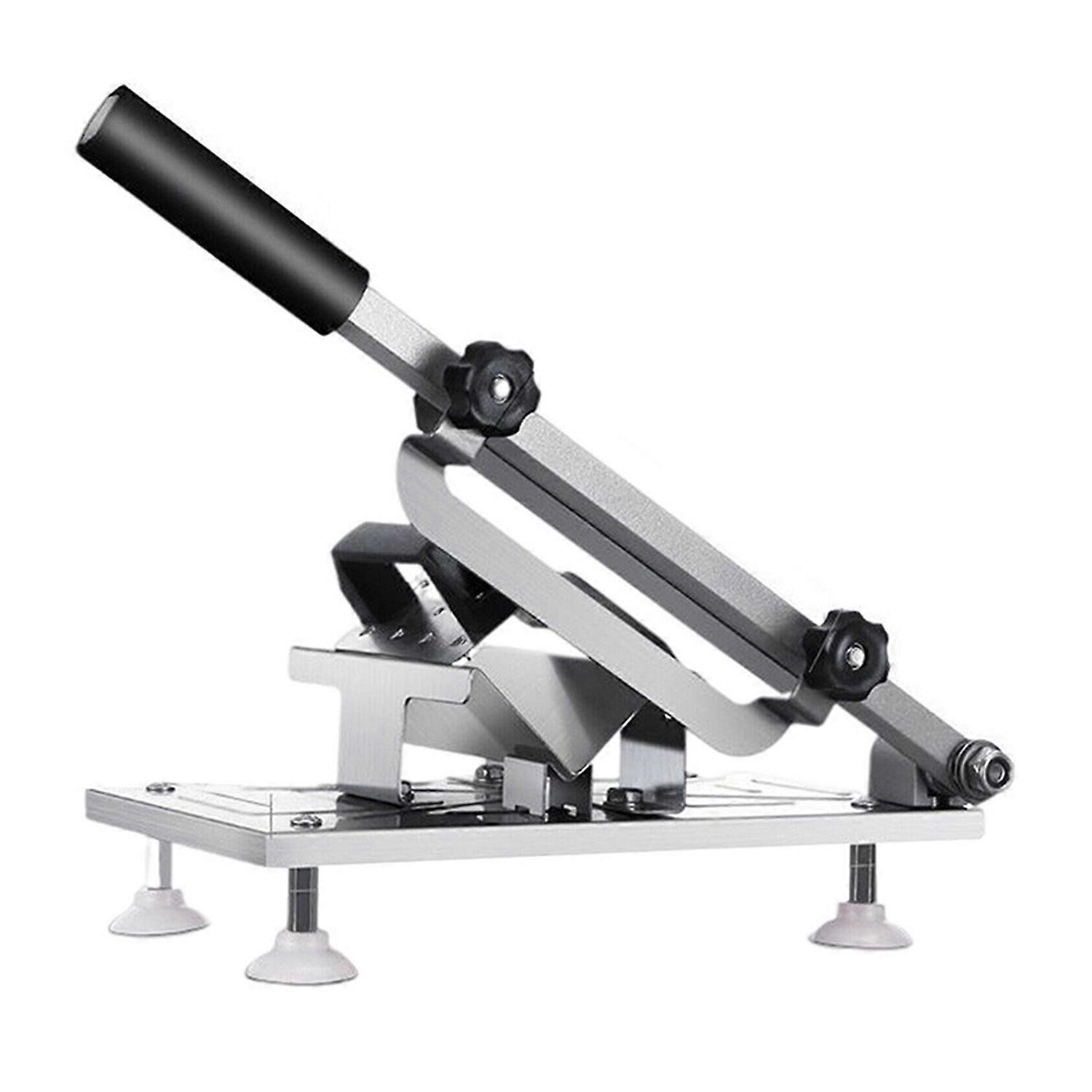 Table Slicer Stainless Steel Frozen-Meat Cutting Machine Ergonomic Design Adjustable Thickness Meat